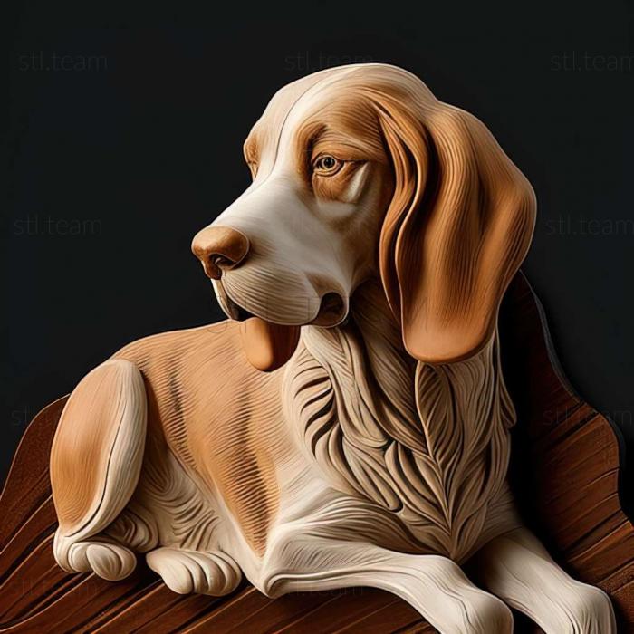 3D модель Русская гончая собака (STL)